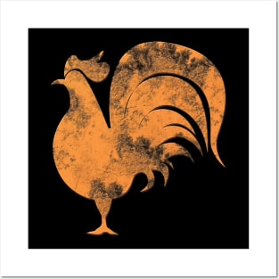 Retro Rooster Posters and Art